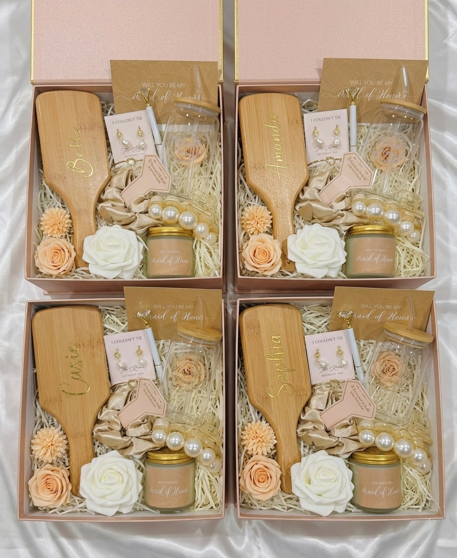 Maid of Honor Gift Box – Champagne