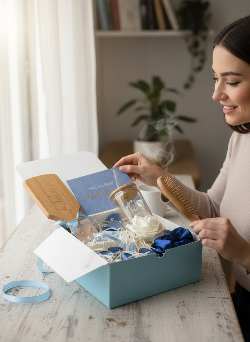 Bridesmaid Box – Blue